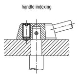 KIPP K0309.AE SPRING PLUNGER STANDARD SPRING FORCE D=8-32 L=9, STEEL, COMP:BALL STEEL