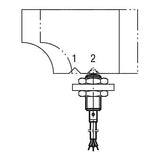 KIPP K0656.5061 SPRING PLUNGER SPRING FORCE, WITH STATUS SENSOR, NORMALLY CLOSED D=M06, L=27, L1=3, STEEL, COMP:PIN STEEL, PU=1