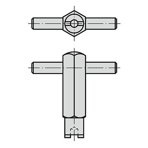 KIPP K0317.906 ASSEMBLY KEY, D=M06, PU=1