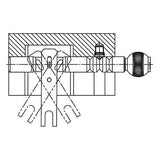 KIPP K0582.12 SPRING PLUNGER SPRING FORCE, WITH DETENT RING, D=11,95 L=13,5, STAINLESS STEEL, COMP:BALL STAINLESS STEEL, PU=10