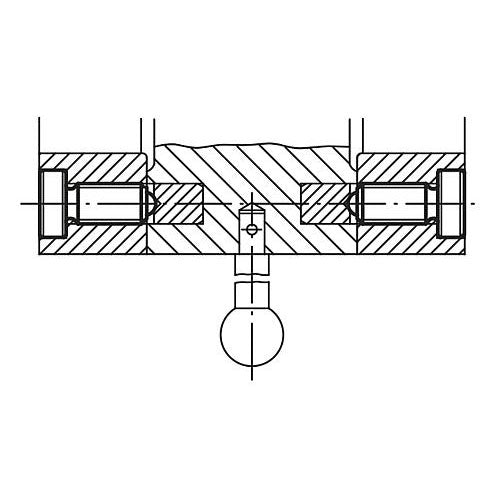 KIPP K0336.08 SPRING PLUNGER SPRING FORCE, WITH HEAD, D=M08 L=21, FREE-CUTTING STEEL, COMP:BALL STEEL, PU=10