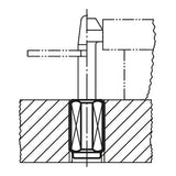 KIPP K0372.2300X16 LATERAL SPRING PLUNGER SPRING FORCE, WITH THREADED SLEEVE WITHOUT THRUST PIN, D=M18X1,5 L=18, FORM:B, STEEL,