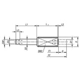 KIPP K0373.1212503 SPRING PUSH-PULL PLUNGER SPRING FORCE, D=M12, L=11, H=3, STEEL, COMP:STEEL