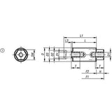 KIPP K0977.1116 SPRING PUSH-PULL PLUNGER SPRING FORCE, WITH ROTATION LOCK D=M16X1,5 L=28, FORM:I, STEEL, COMP:PIN STEEL