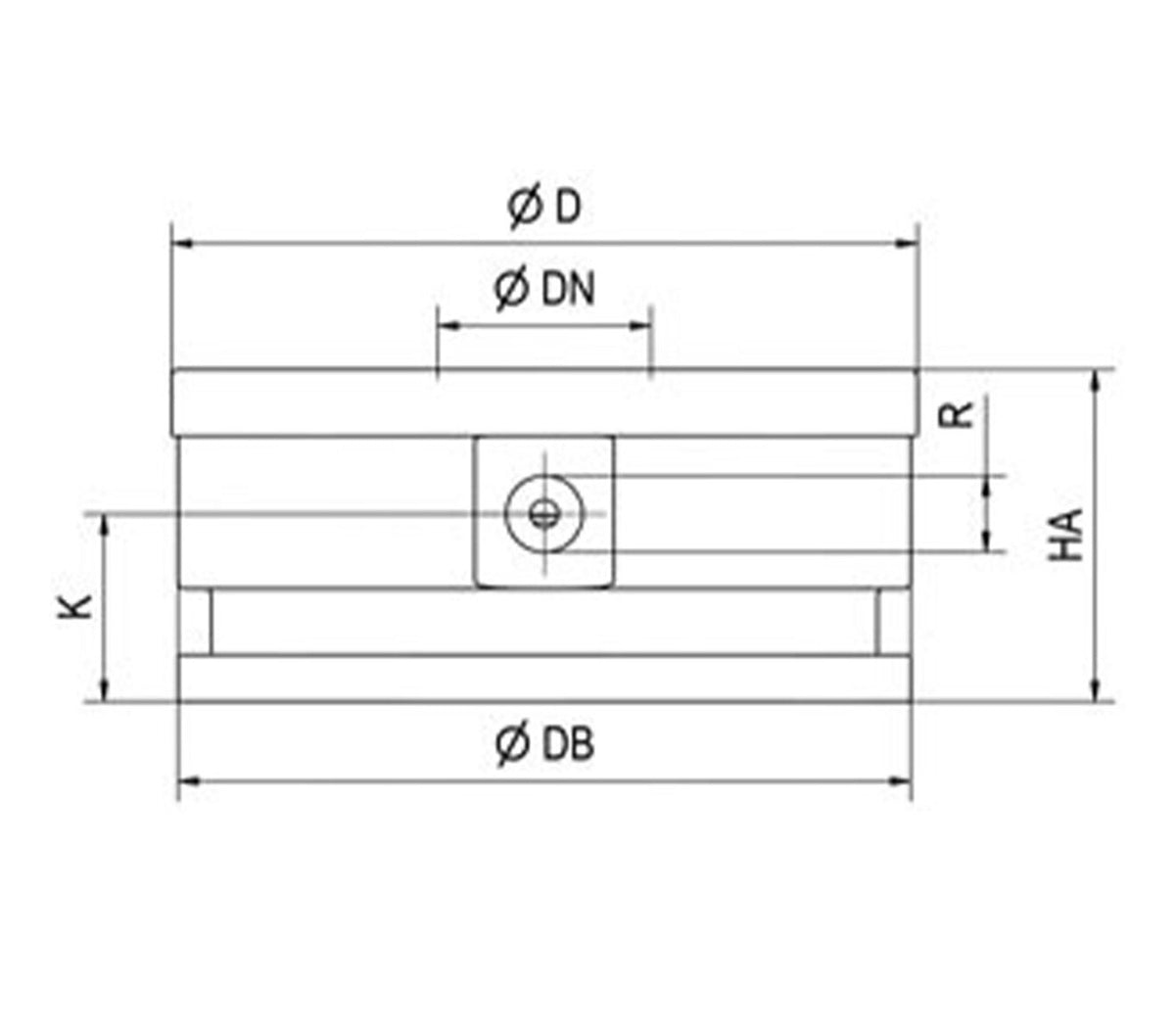 JERGENS Raised/Mounted Clamping Module-K10 Hydraulic w/Blow out - 480608