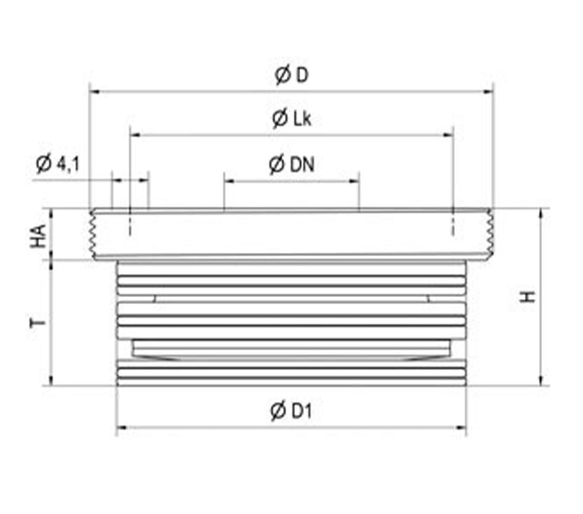 JERGENS Threaded Clamping Module-K5 Pneumatic - 480343