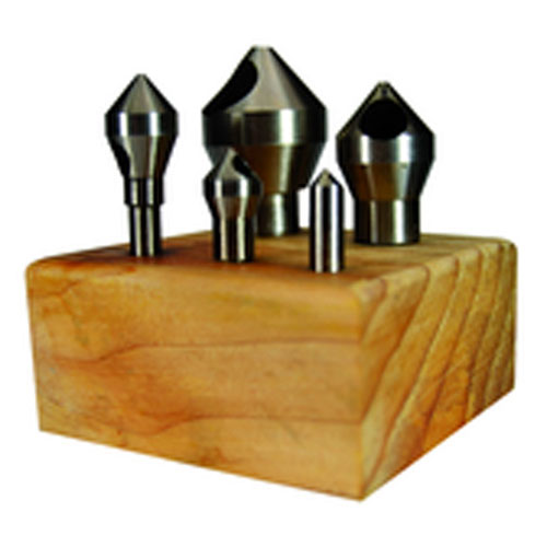 ProCut BB61544S90 5 Pc. HSS Countersink & Deburring Tool Set