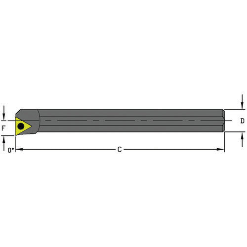 Ultra-Dex FG551317 S05G STFCL1.2 No Coolant Steel Boring Bar