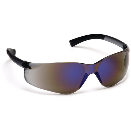 Pyramex KB54S2575 Safety Glasses - Blue Mirror Lens, Blue Frame Ztek Style