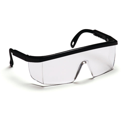 Pyramex KB54SB410S Safety Glasses - Clear Lens, Black Frame Integra Style