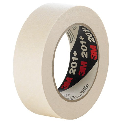 3M LF5364739 3M General Use Masking Tape 201+ Tan 18 mm×55 m 4.4 mil